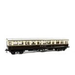 A 5" Gauge GWR Autocoach from Modelworks kit: built by Richard Foot and finished in GWR brown/