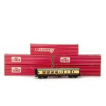 Hornby-Dublo 00 Gauge Western Region Super-detail Coaching Stock: including 4050, 4051 (2), 4060,