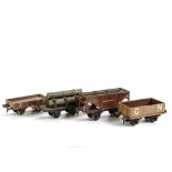 A modest Collection of early O Gauge Freight Stock by various makers: including a Märklin 20 Ton