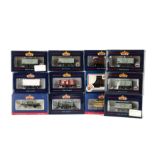 Bachmann 00 Gauge Freight Stock: One dozen assorted 4-wheel wagons, including mineral wagons,