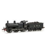 A Kit-or Scratch-built Finescale 2-rail Electric O Gauge Fowler 3F Locomotive and Tender: in unlined