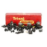 A Plethora of Triang-Hornby 00 Gauge Motor Bogies and Spare Parts: including approx 5 'Bo' type