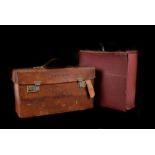 A Part Cased set of 1930's Bartholomew's maps of England, presented in original leather case 33