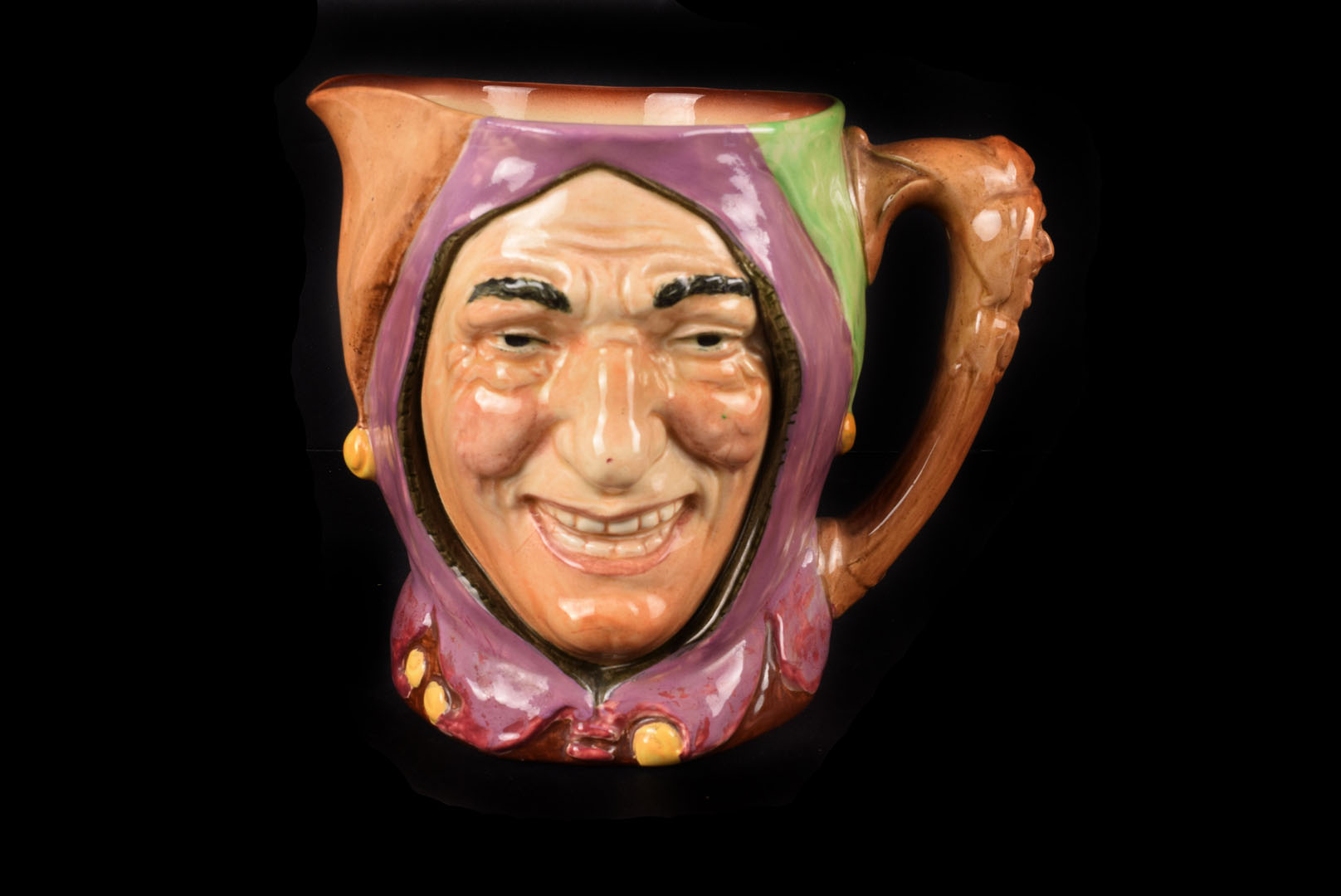 A Royal Doulton Jester character jug