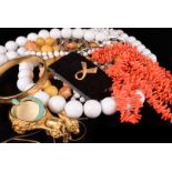 A collection of costume jewellery, including a group of Christmas themed jewellery, a quantity of