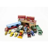 A Collection of Diecast and Wooden Garage, including Corgi, Matchbox, Dinky and others, G-P (17)