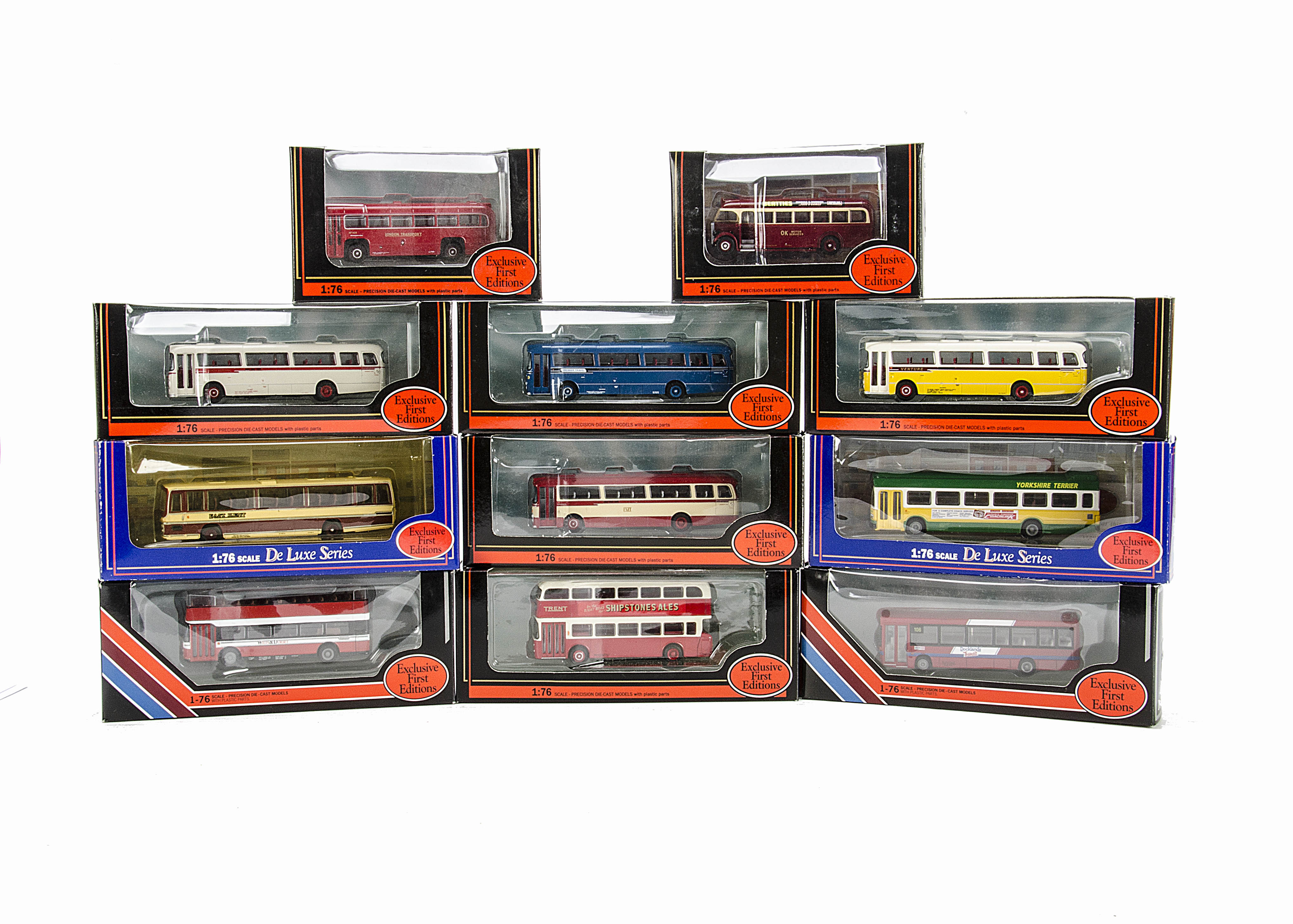 EFE, various models of buses and coaches, in original boxes, E, boxes G-VG (35+)