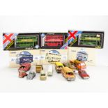 Solido Double Decker Buses, Corgi Public Transport Buses (4) in original boxes, together with