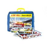 A Matchbox Superfast Collector's Carrying Case, filled with assorted Matchbox vehicles P-G (37)