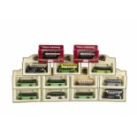 Lledo, eighty plus models of buses, coaches and commercial vehicles, in original boxes, G-E, boxes