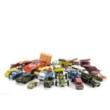 A Collection of Diecast, including Dinky 917 Mercedes Truck and Trailer, Bedford Van and others P-