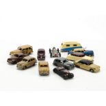 Dinky Vehicles, including 39c Lincoln Zephyr, 171 Hudson Commodore Sedan (2) and others, P-F (12)