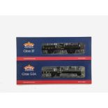 Two Bachmann OO Gauge LMS Black Freight Locomotives and Tenders, comprising ref 31-476 class G2a 0-