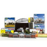 A Large Collection of Z Scale Scenic Accoutrements by Marklin Noch Kibri Preiser and others,