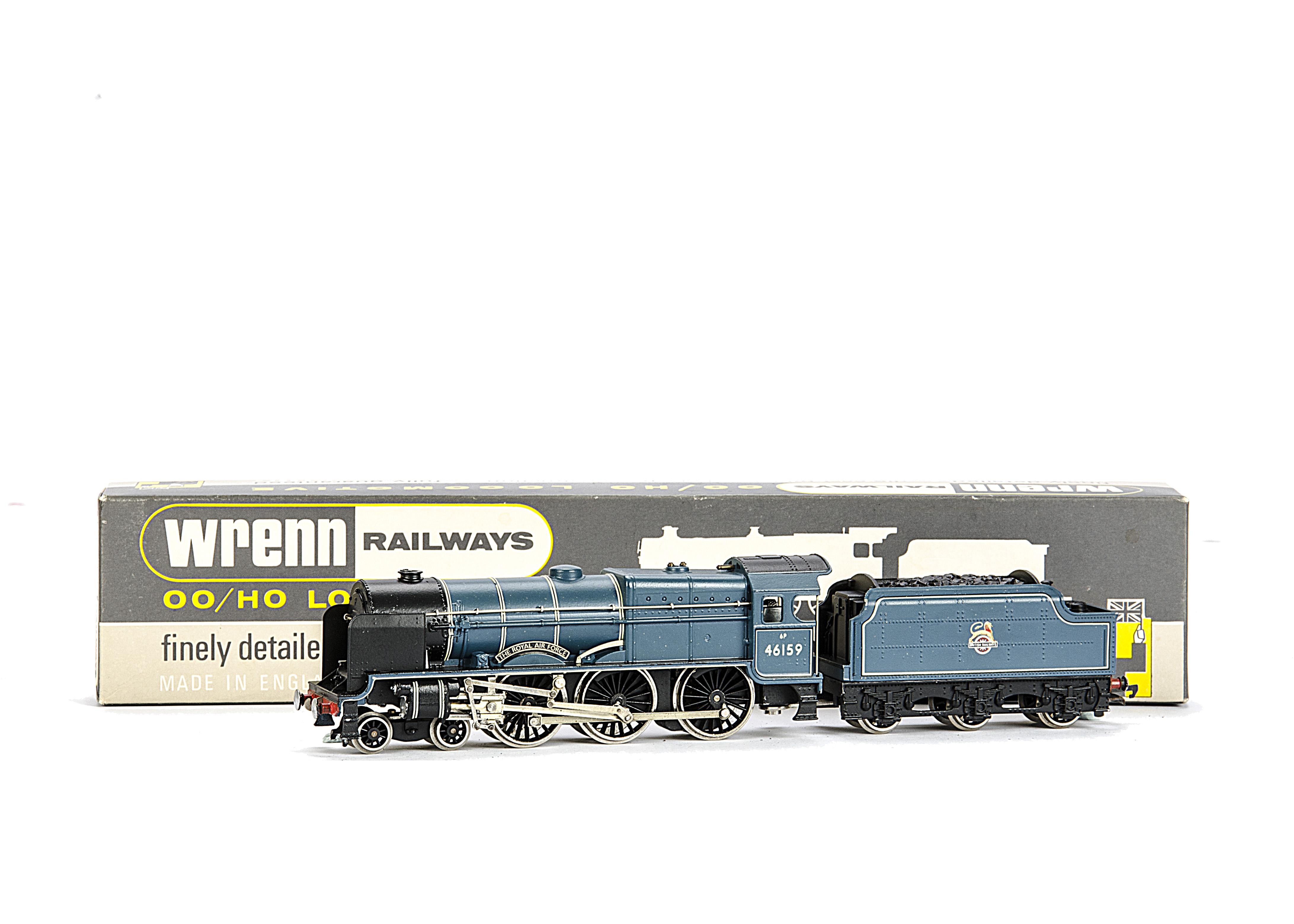 A rare Wrenn 00 Gauge W2273 Royal Scot Class BR 'The Royal Air Force' 5 Pole Motor Locomotive and