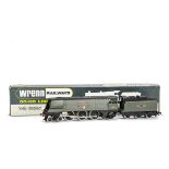 A rare Wrenn 00 Gauge W2266AX Bullied 'Spam Can' BR 'City Of Wells' Locomotive and Tender Running