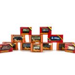 Hornby 00 Gauge Wagons, including R126 Car Transporters (2), R733 Palethorpes Vans (2), R727