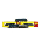 Minitrix and Lima N Gauge Diesel Locomotives, Minitrix BR blue 213 Class 27 27014, 206 Warship Class