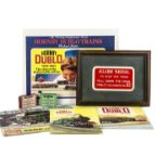 Hornby-Dublo Literature and OO Scale Dinky Figures, a useful collection of H-D catalogues,