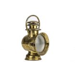 An Antique Dietz 'Orient' American Fire Truck Oil Lantern, Made in brass with 1906-7 patent dates to