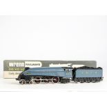 A Wrenn 00 Gauge W2210 LNER A4 'Mallard' 4-6-2 Locomotive and Tender No. 4468, in garter blue, in