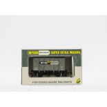 Rare Wrenn 00 Gauge Wagon, W.5100 'Wrenn Railways' Grey Ventilated Van, only 496 made, in original