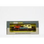 Triang-Wrenn 00 Gauge Wagons, W4652P sought after 'Auto Distributors' Low Macs with load of car