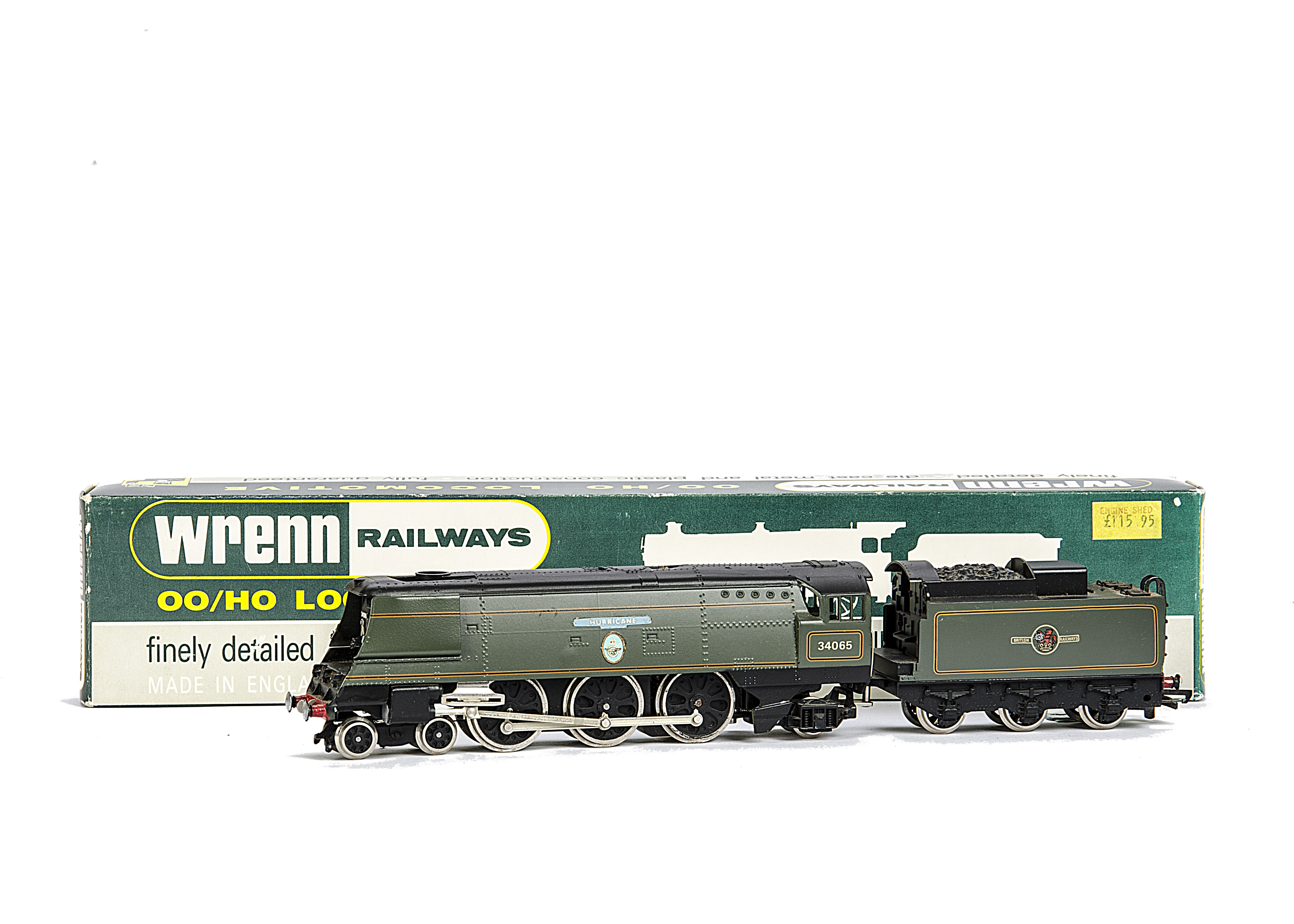 A rare Wrenn 00 Gauge W2275/5P Bullied 'Spam Can' BR 'Hurricane' 5 Pole Motor Locomotive and