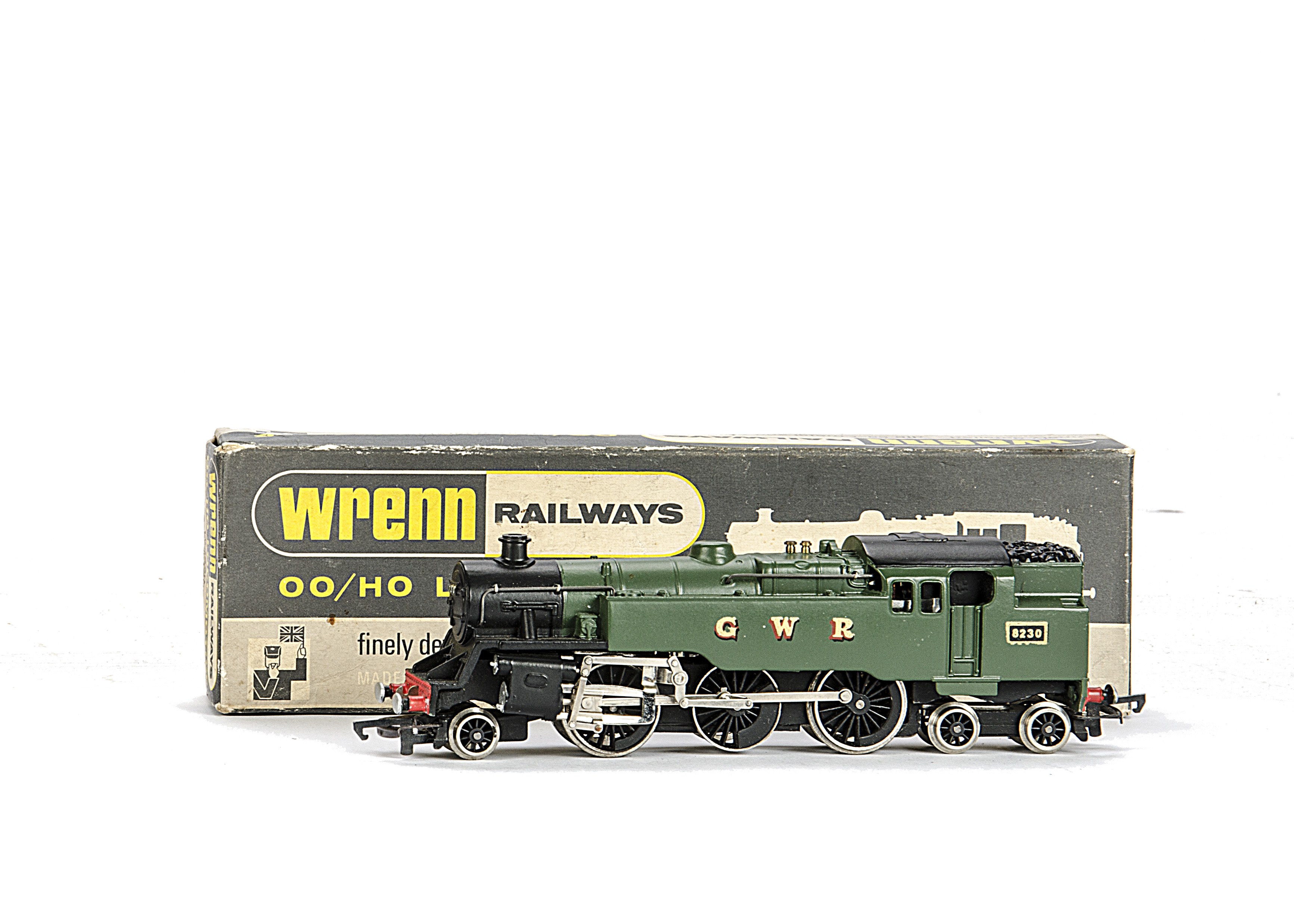 A Wrenn 00 Gauge W2220 GWR 2-6-4 Tank Locomotive Running Number 8230, in green, in original P3 box