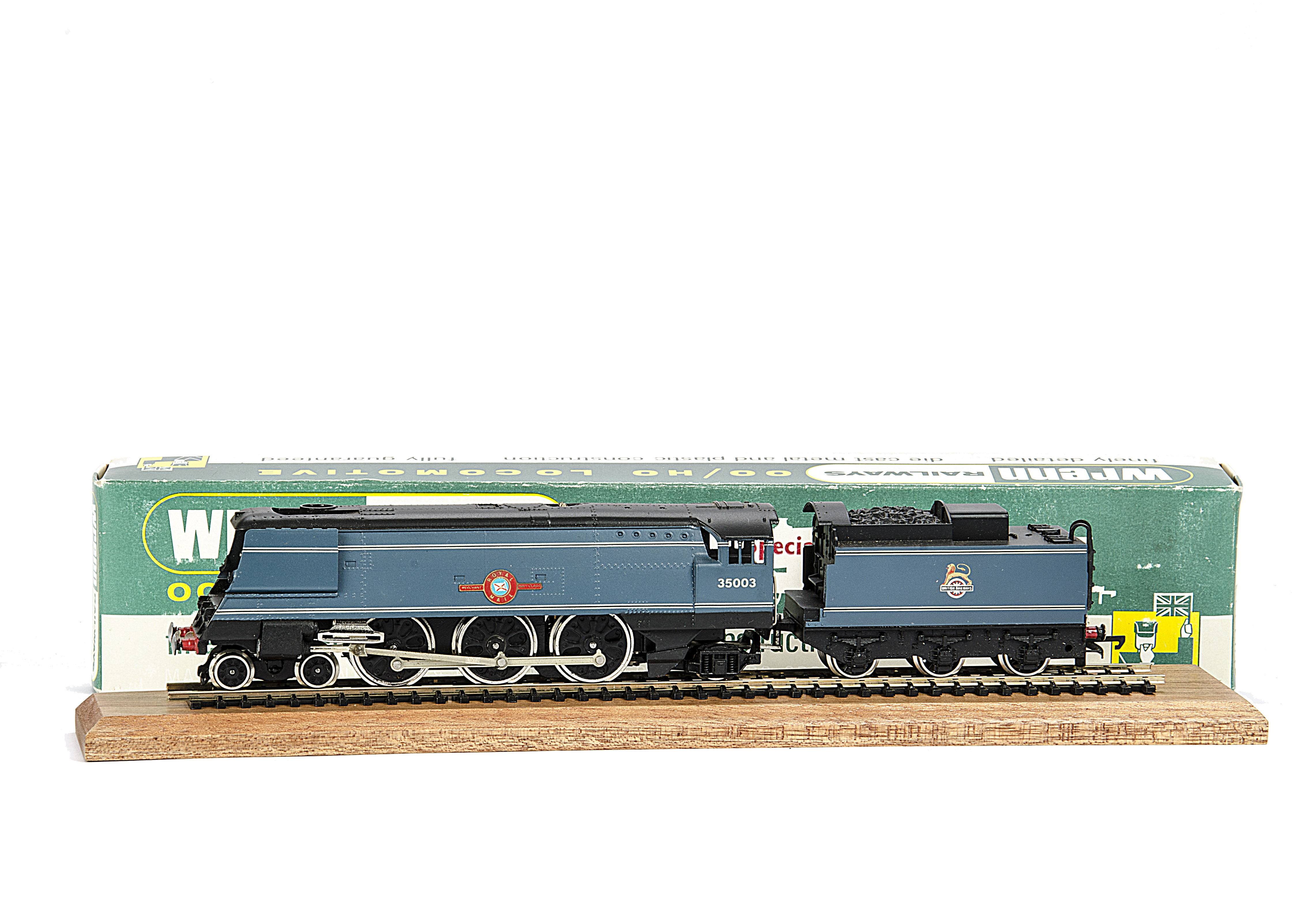 A rare Wrenn 00 Gauge W2411 BR 'Royal Mail' Limited Edition Locomotive and Tender Running Number