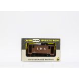 Wrenn 00 Gauge Wagons, W4310 BR Brown Brake Van, W4311 LMS Guards Van, W4318X BR Brown Ventilated