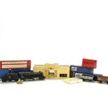 Hornby Dublo 00 Gauge 3-Rail Locomotive and Accessories, unboxed BR black 2-8-0 48158, various