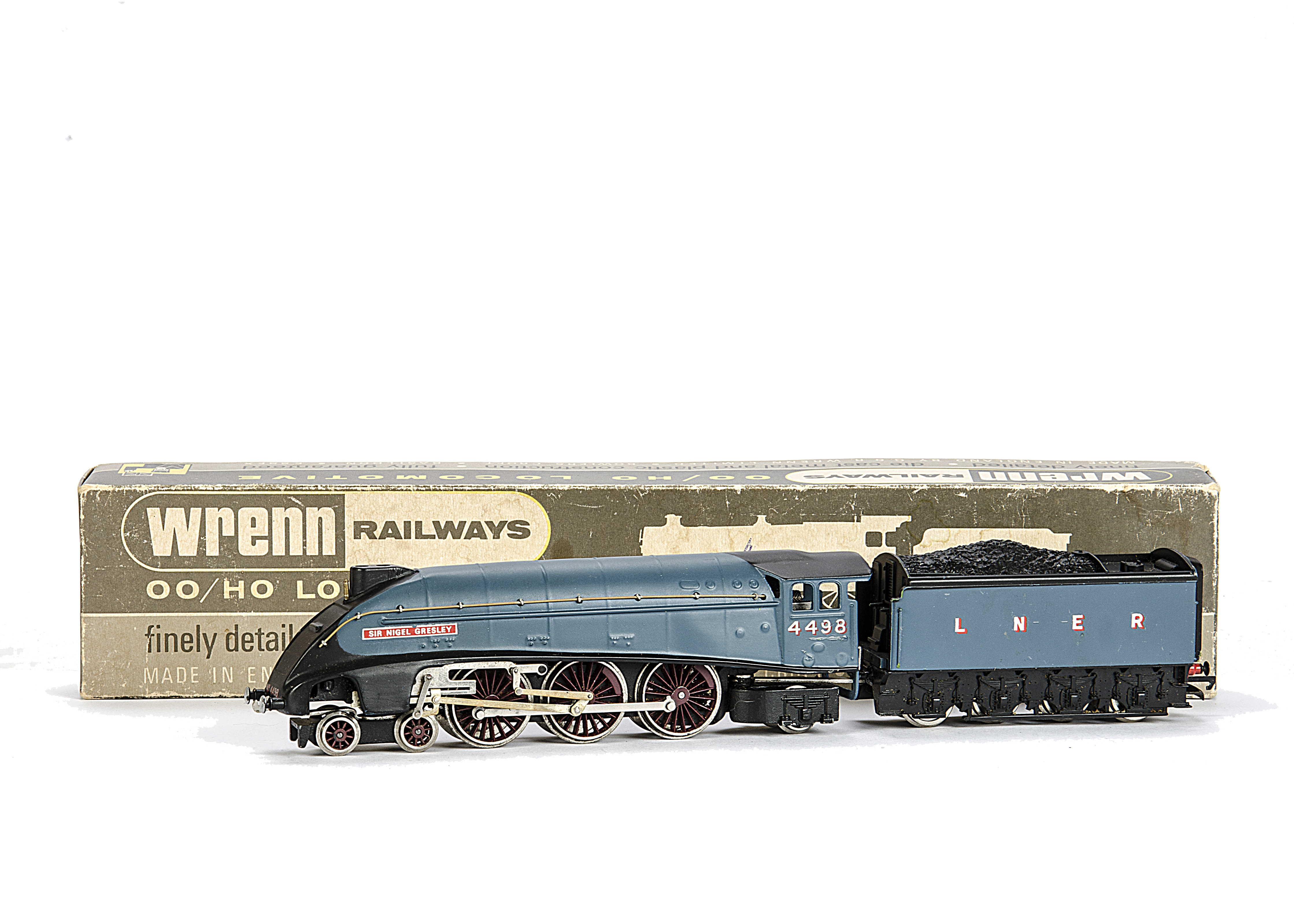 A rare Wrenn 00 Gauge W2212AM2 LNER A4 'Sir Nigel Gresley' 4-6-2 Locomotive and Tender No. 4498,