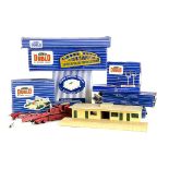 Hornby Dublo 00 Gauge 3-Rail Track and Accessories, including Girder Bridge, Junction Signal,