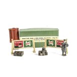 Hornby 0 Gauge Dinky Toy Figures and other Figures, Station Staff (3) and Passengers (4), in