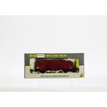 Wrenn 00 Gauge Wagons, W4305X Passenger Fruit Van x 2, examples of both red and plum versions,