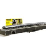 Marklin Z Gauge Unboxed Track and Station, including electric double slip, 8 turnout points, 2