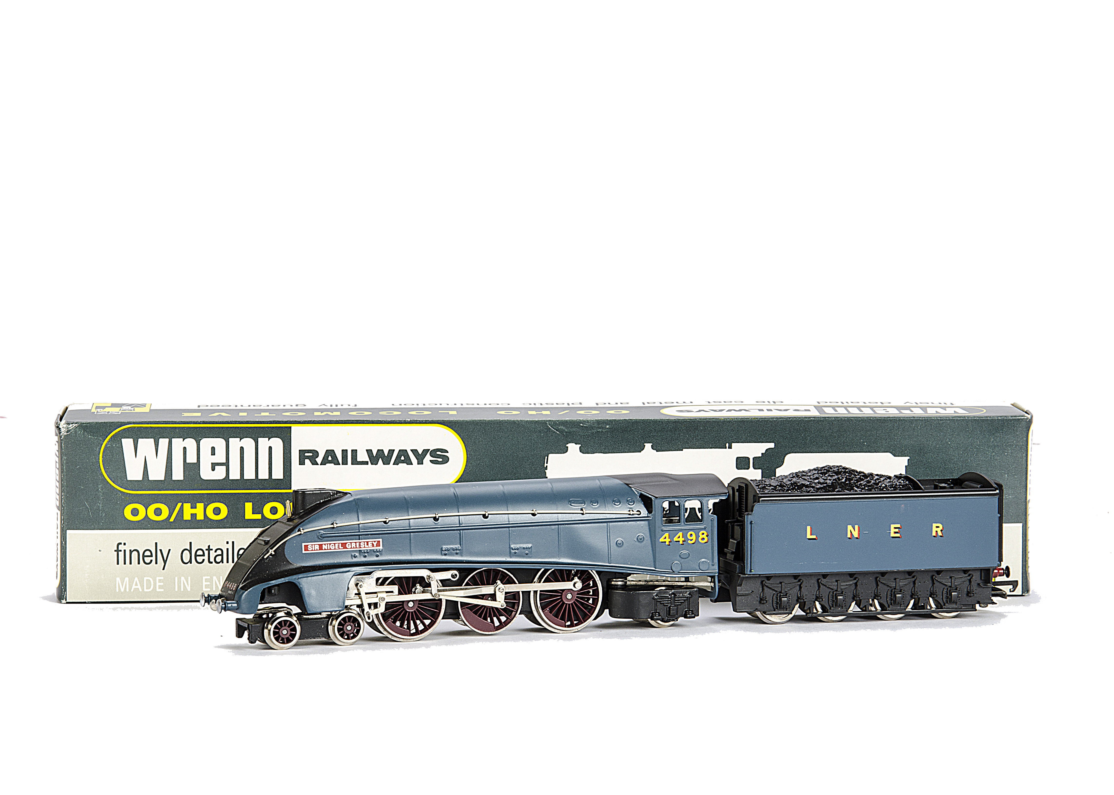 A rare Wrenn 00 Gauge W2310 LNER A4 'Sir Nigel Gresley' 4-6-2 Locomotive and Tender No. 4498, in