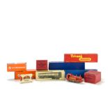 Tri-ang Hornby Dublo and Playcraft 00 and H0 Gauge, Tri-ang R21 BR and Rovex LMS Coaches (2),