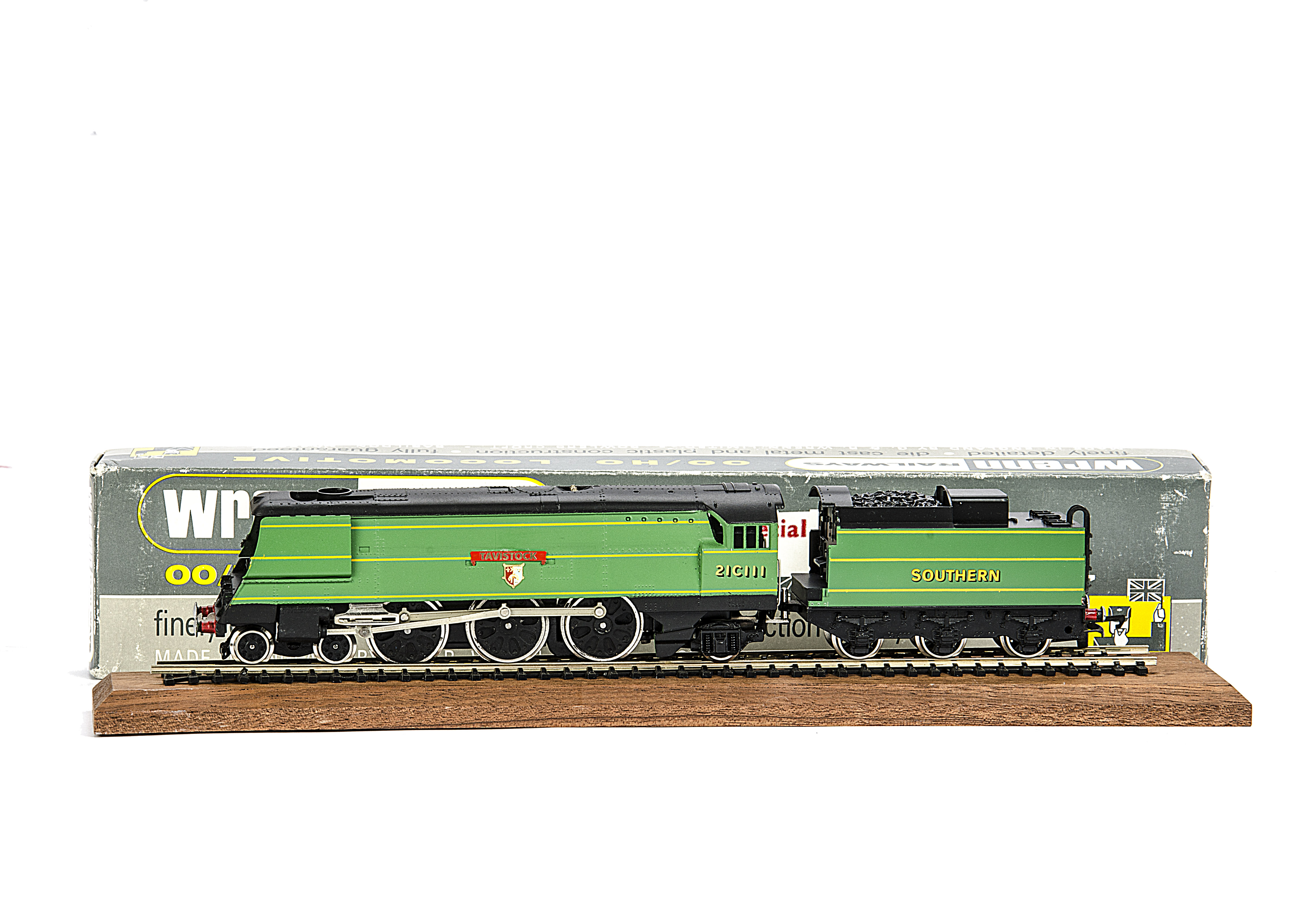 A rare Wrenn 00 Gauge W2407 SR 'Tavistock' Limited Edition Locomotive and Tender Running Number