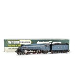 A rare Wrenn 00 Gauge W2212 LNER A4 'Sir Nigel Gresley' 4-6-2 Locomotive and Tender No. 7, in garter