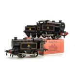 Hornby O Gauge BR Clockwork Locomotives, including boxed no 50 locomotive 60199 with unboxed tender,