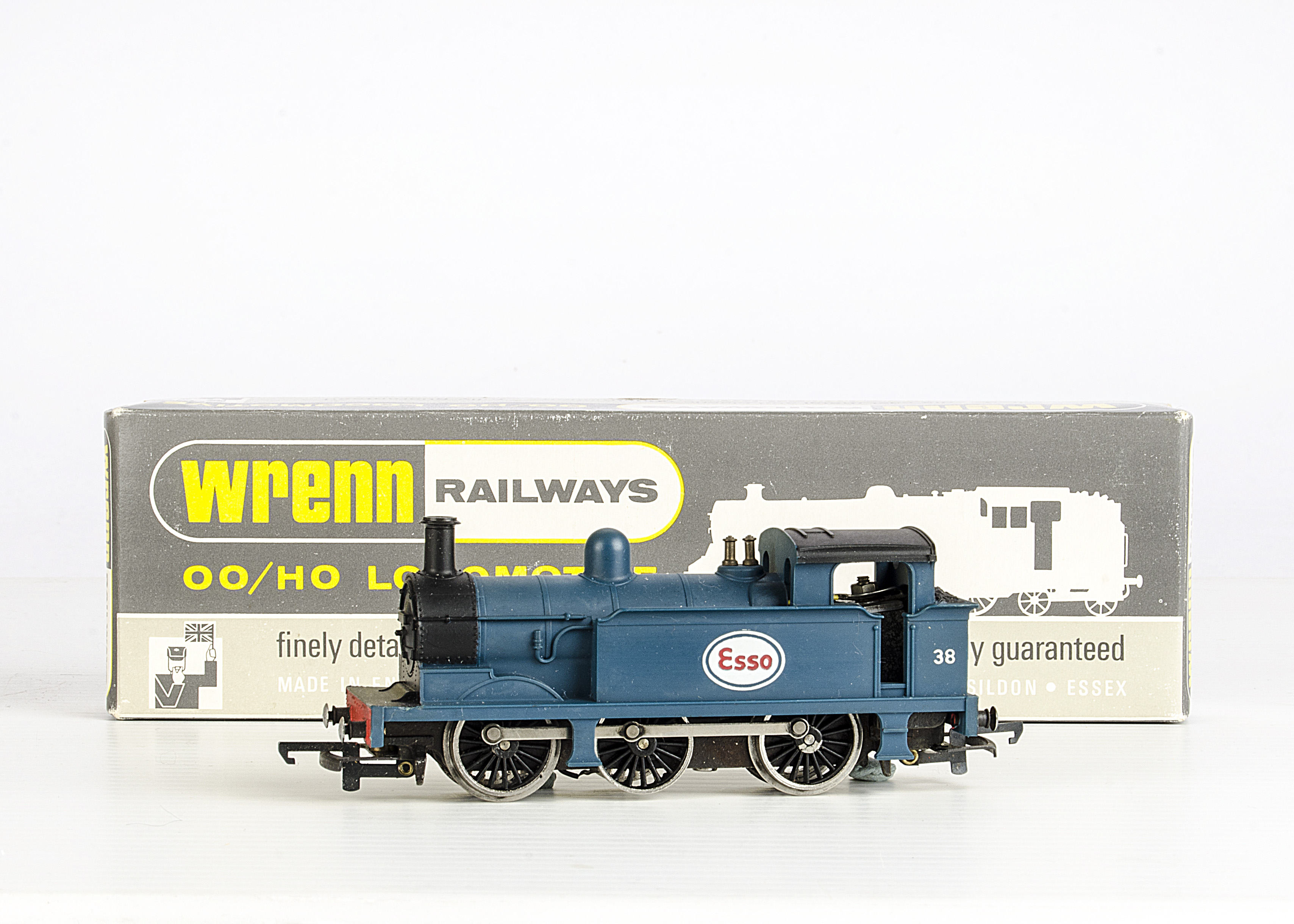 A Wrenn 00 Gauge W2201 'Esso' 0-6-0 R1 Tank Locomotive No. 38, in blue, in original box stamped