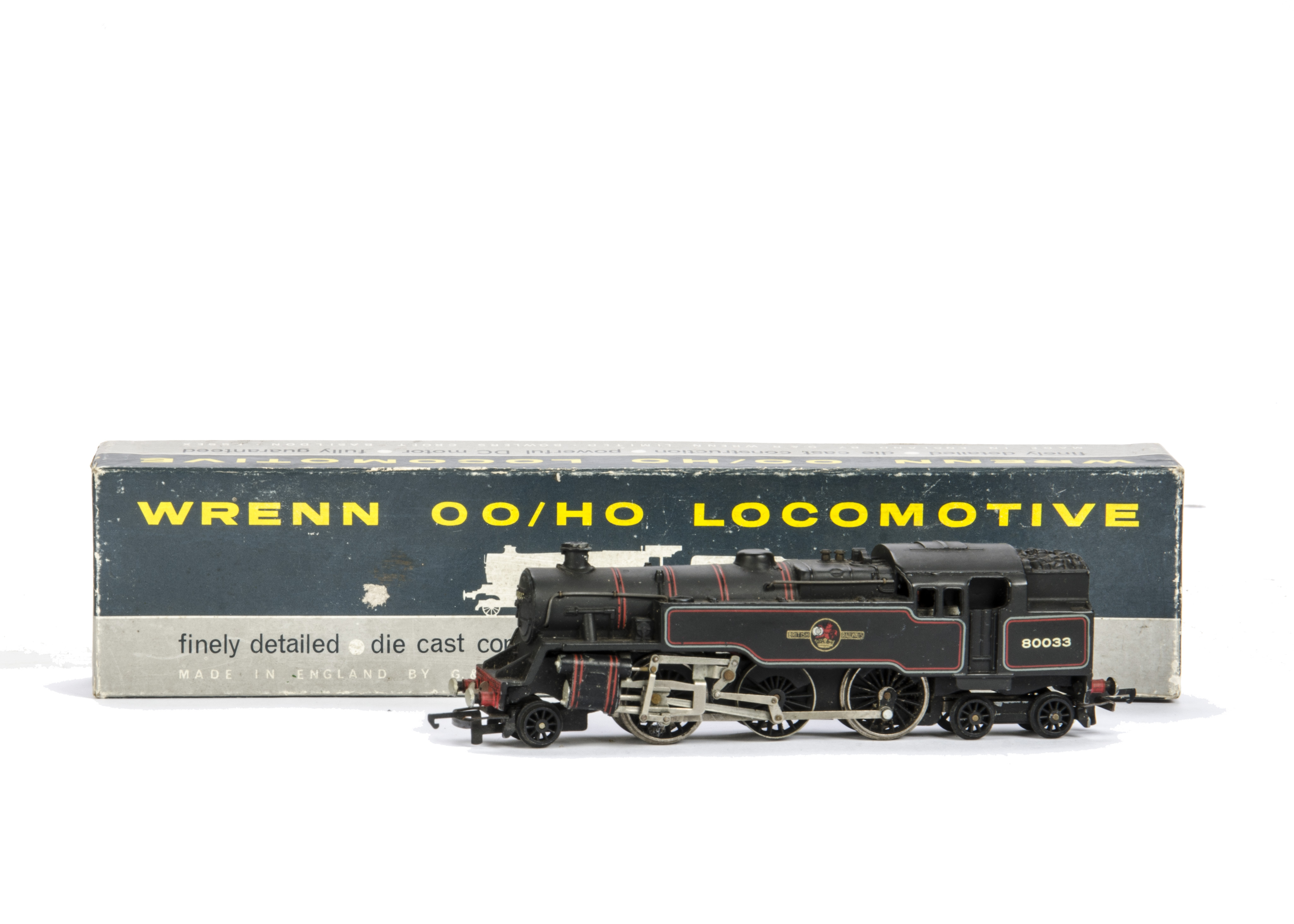 A pair of Wrenn 00 Gauge W2218 Standard 2-6-4 Tank Locomotives Running Number 80033,  in BR black - Image 2 of 2