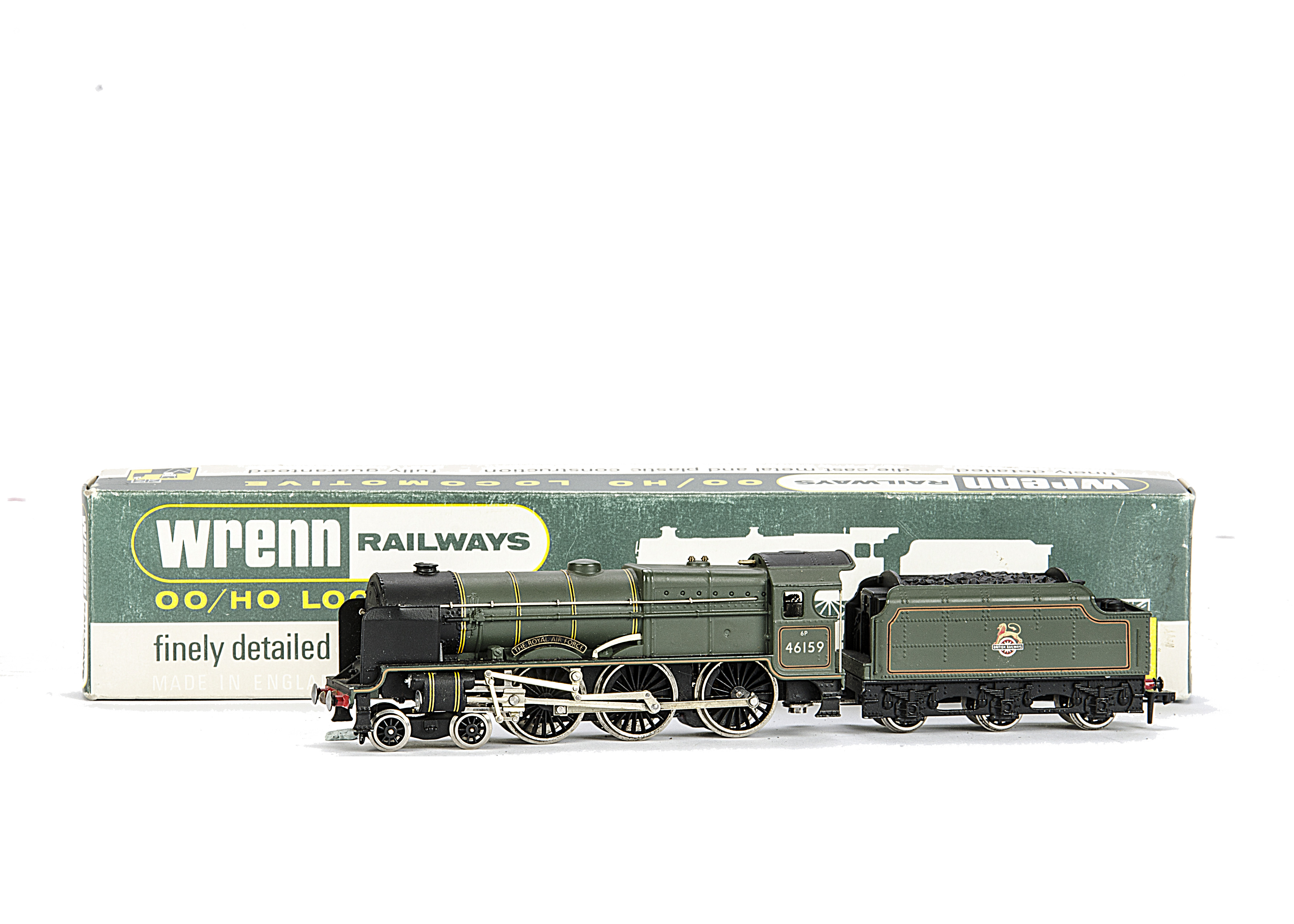 A rare Wrenn 00 Gauge W2288 Royal Scot Class BR 'The Royal Air Force' Locomotive and Tender