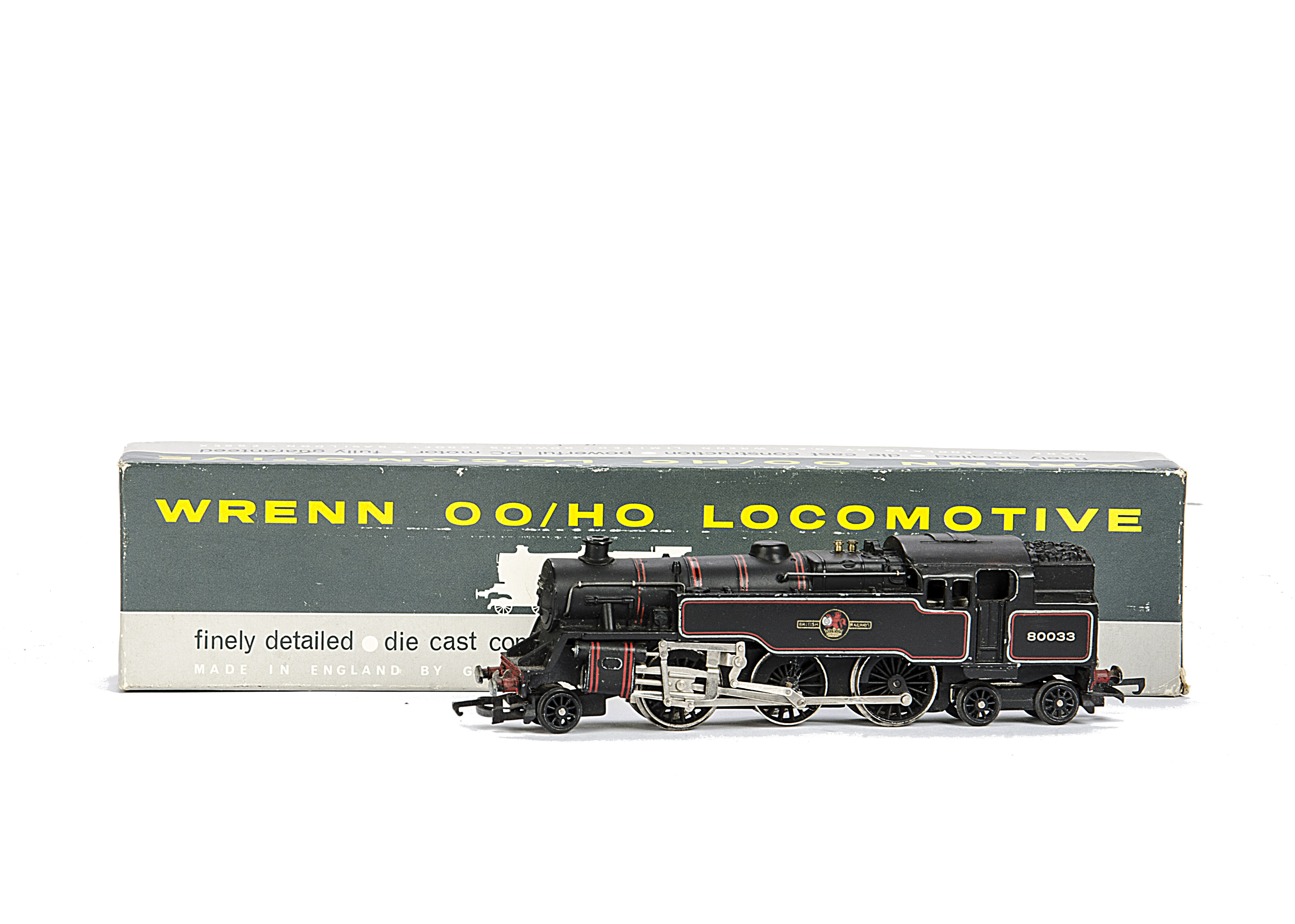 A pair of Wrenn 00 Gauge W2218 Standard 2-6-4 Tank Locomotives Running Number 80033,  in BR black