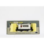 Triang-Wrenn 00 Gauge Wagons, W4318P/A 'Peek Freans' Ventilated Vans x 2 in both brown and grey, and
