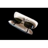 A pair of Ray Ban sunglasses, model no. RB3104 W3908, in Ray-Ban case (2)