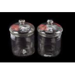 A set of three vintage advertising jars, for Smith Crisps, AF (3)