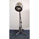 A Helene Curtis Empress 1950s hairdryer and stand, approx 164cm H